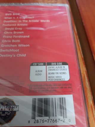 There are two sides - DualDisc CD/DVD