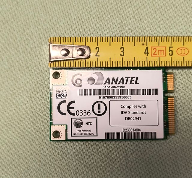 Scheda Wi-Fi Intel WM3945ABG MOW2