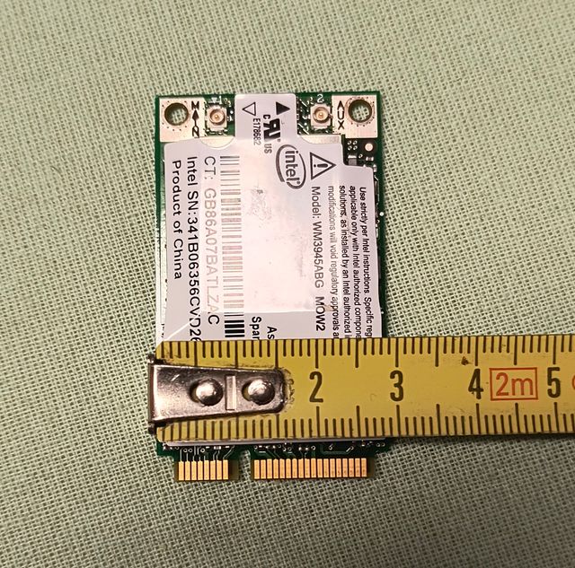 Scheda Wi-Fi Intel WM3945ABG MOW2