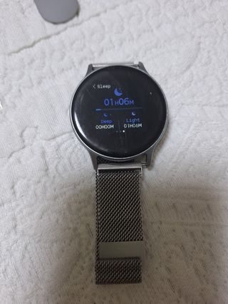 SmartWatch Negro y Plateado