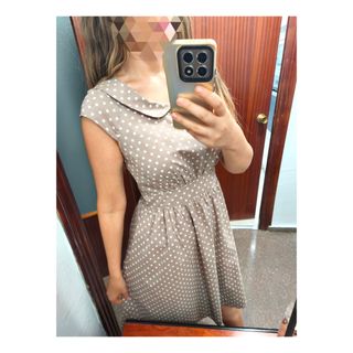 Vestido Emily and Fin lunares vintage