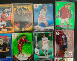 Lote de 40 cromos numerados de Fútbol.