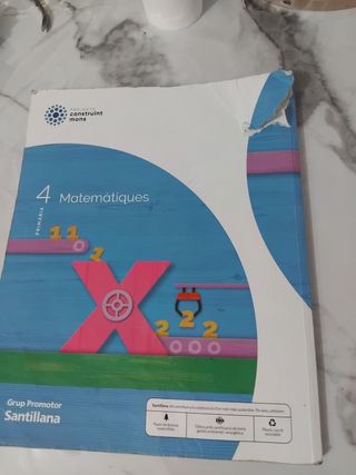 MATEMATIQUES 4 PRIMARIA CONSTRUINT MONS