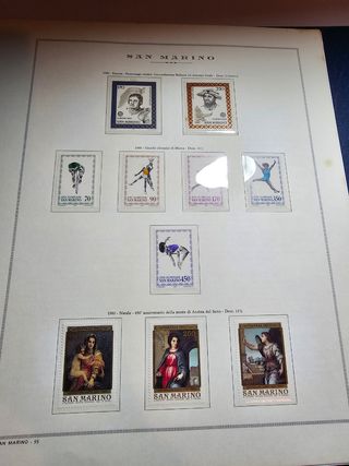 Album Francobolli San Marino 1980-1992 MNH