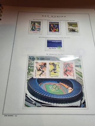 Album Francobolli San Marino 1980-1992 MNH