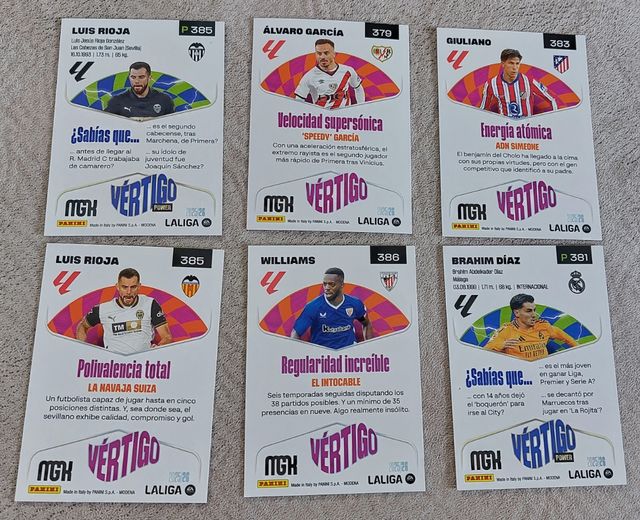 Cartas Vértigo MGK Panini 2025/26
