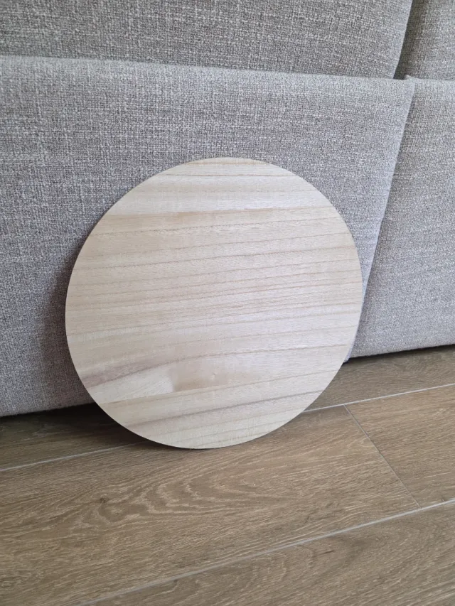 Mesa auxiliar rejilla madera