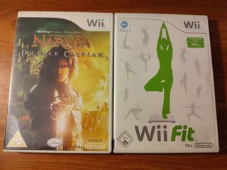 Pack 6 Juegos Wii: Narnia, Wii Fit, Cabela's