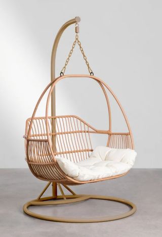 Sillón Colgante Sklum Beige/Marrón
