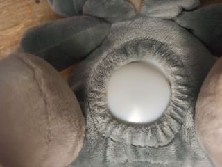 Peluche Orsetto con lampada grigio/azzurro
