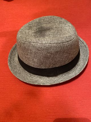 Sombrero gris tela H&M- 58/M