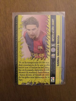 Lote 2 cromos Messi FC Barcelona