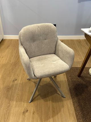 Silla de estudio kave Home beige