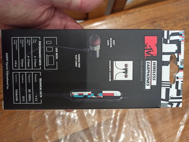 Cuffie MTV Wireless Bluetooth Nere