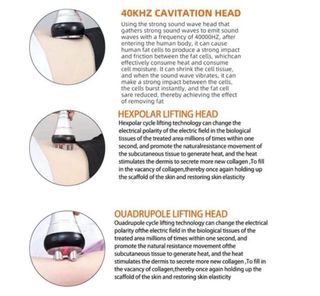 Cavilación Radiofrequência Lipolaser Facial Corpo