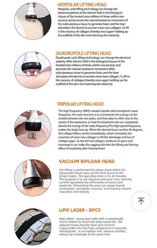 Cavilación Radiofrequência Lipolaser Facial Corpo