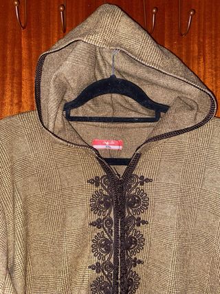 Jelaba Marroquí Talla Única Marrón