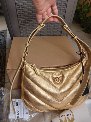 Borsa Pinko Love Bag Oro