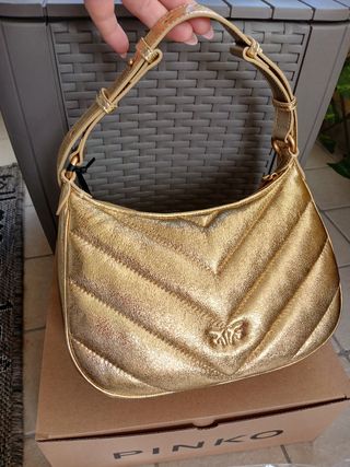 Borsa Pinko Love Bag Oro