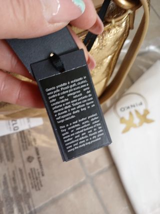 Borsa Pinko Love Bag Oro