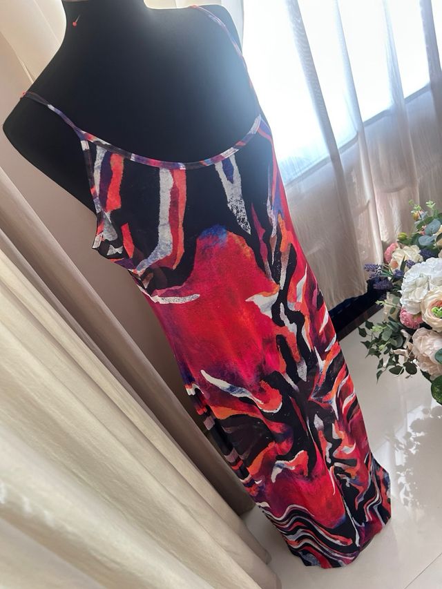 Abito Lungo Estivo Colorato Taglia XL