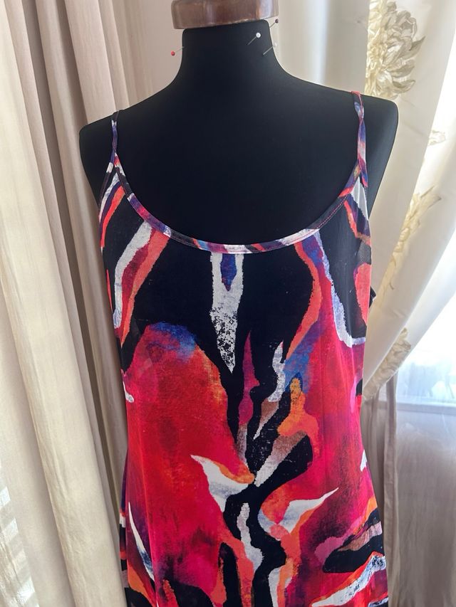 Abito Lungo Estivo Colorato Taglia XL