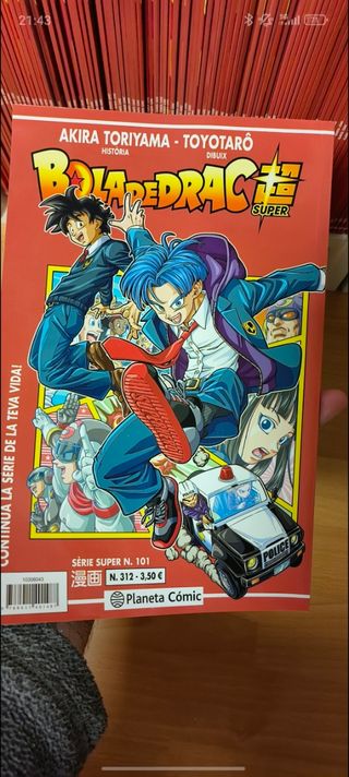 Colección del 1 al 101 de Bola drac super.