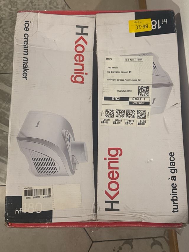 Gelatiera HKOENIG HF180