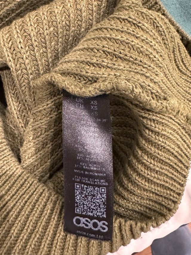 Jersey verde oliva hombre