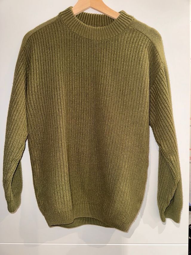 Jersey verde oliva hombre