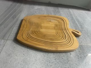 Frutero de madera plegable con asa