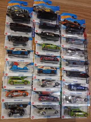 Lote 25 Coches Hot Wheels Sin Abrir