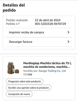 Mochila Mardingtop 75L Táctica Verde Oliva