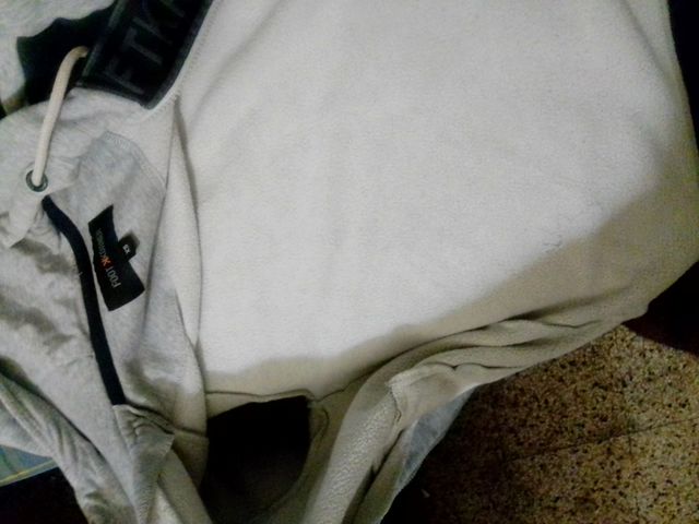 Felpa Footkorner Grigia con Zip