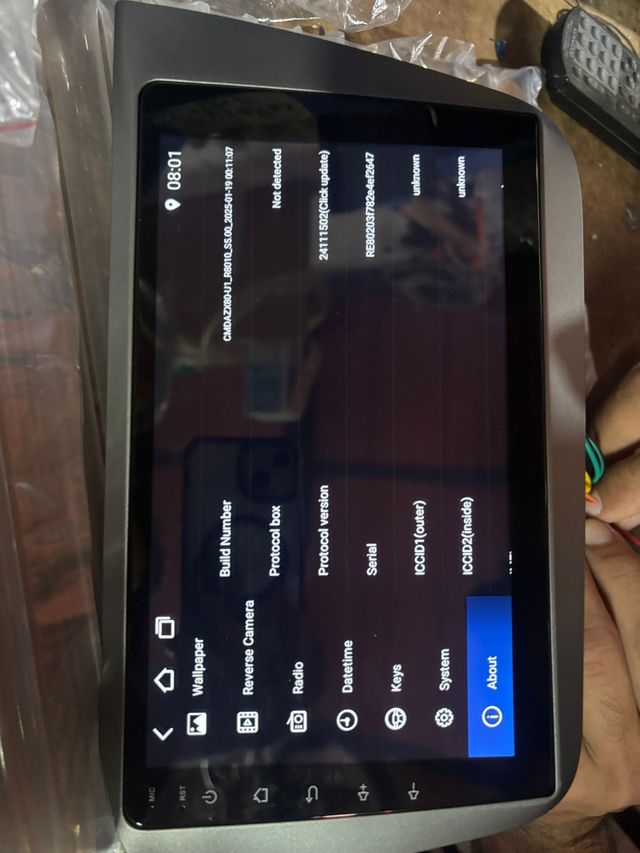 Pantalla Android Mekede CMZX80-U1