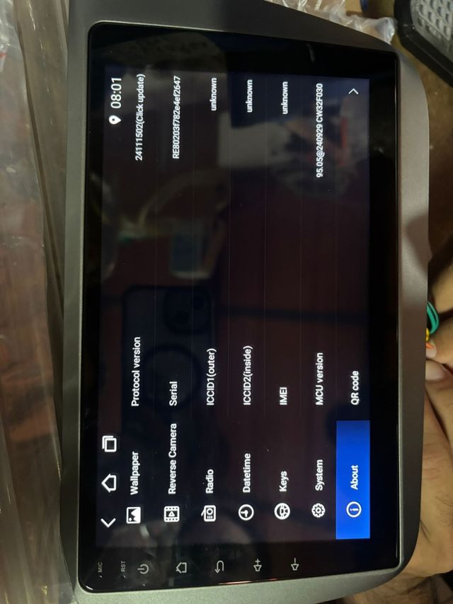 Pantalla Android Mekede CMZX80-U1