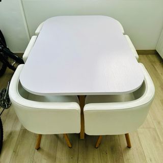 Conjunto Mesa Comedor & 6 Sillas Estilo Nordico