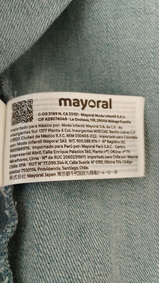 Chaqueta Vaquera Mayoral T 16