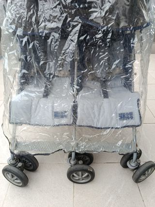 Silla Gemelar Plegable Maclaren. Azul
