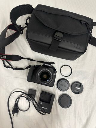 Canon EOS 2000D + Objetivo + Complementos