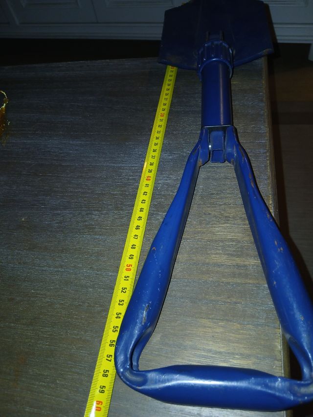 Pala de Montañismo Plegable Azul