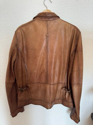 Chaqueta Massimo Dutti Piel Marrón