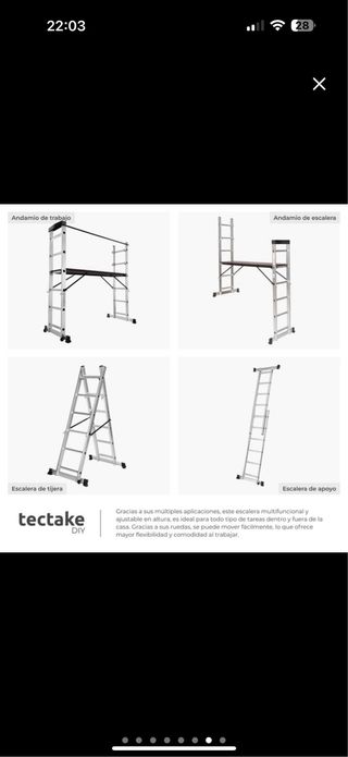 Andamio Escalera Plegable