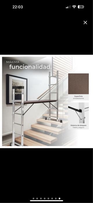 Andamio Escalera Plegable