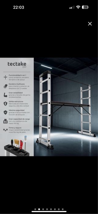 Andamio Escalera Plegable