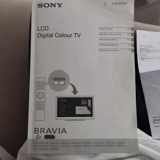 TV Sony Bravia LCD Digital Negra