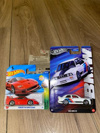 Lote Hot Wheels Ferrari y BMW para Ana M