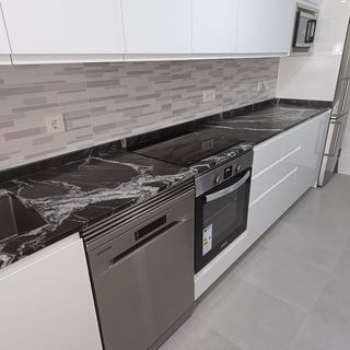 Cocina a medida mármol