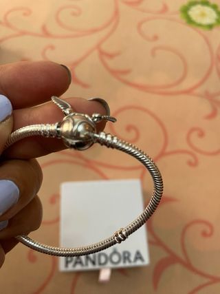 Pulsera estilo  Pandora Snitch Harry Potter Plata