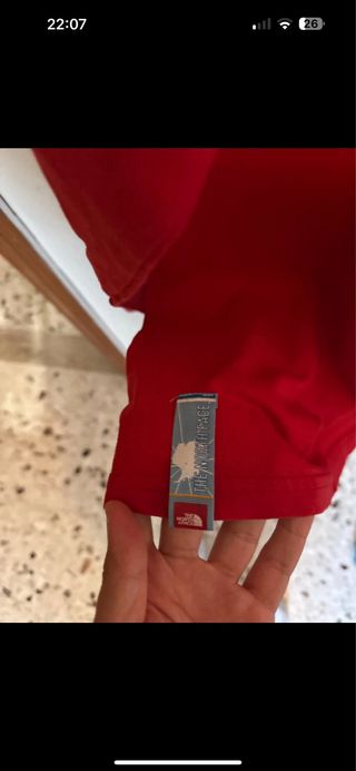 T-shirt The North Face Rossa 